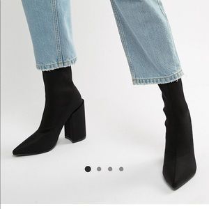 BLACK ANKLE BOOTS